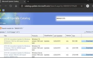 Microsoft Update Catalog