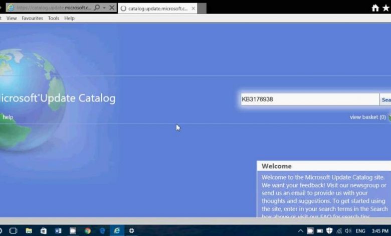 Microsoft Update Catalog