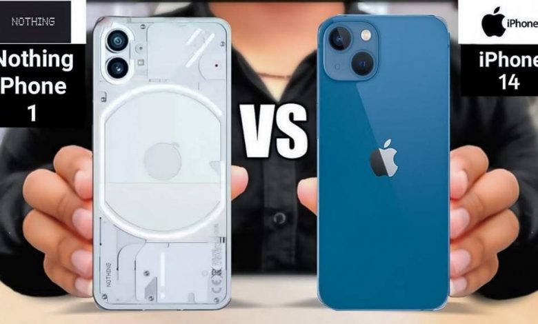 Nothing Phone 1 vs iPhone 14 Pro Max