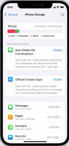 iPhone Storage Full