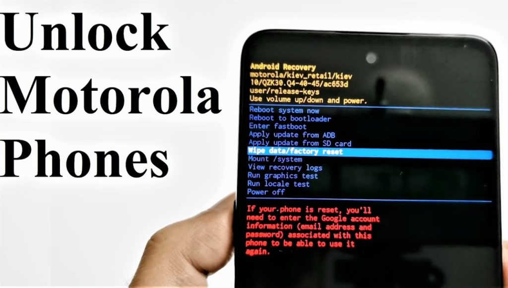 How to Unlock Motorola Phone Password Without Factory Reset [New Rule]