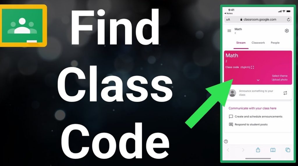 Google Classroom Code