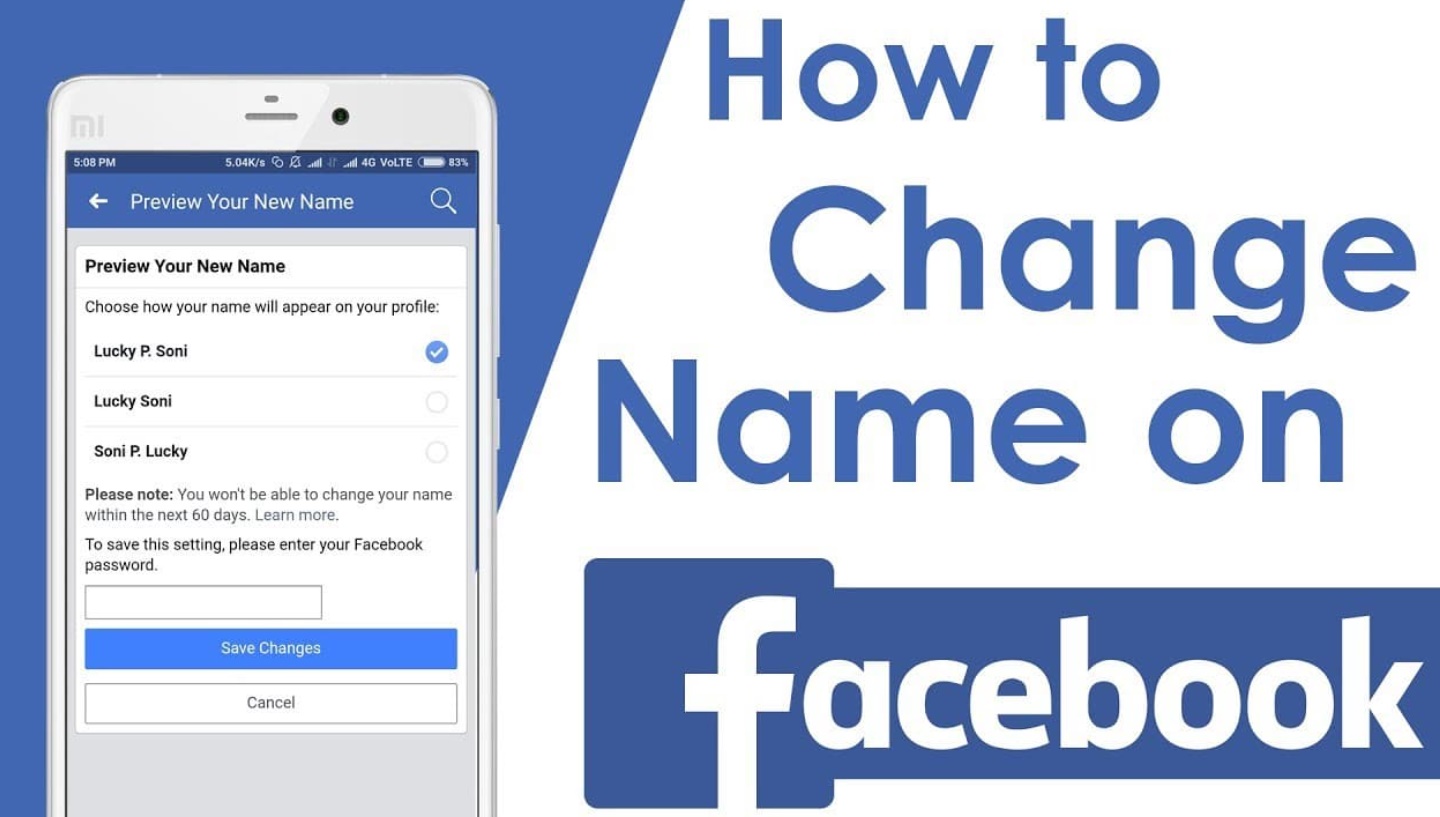How to Change Facebook Profile Name
